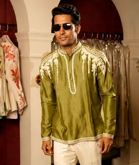 Silk Short Kurta